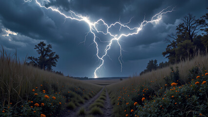 Thunderstorm in the Prairie

