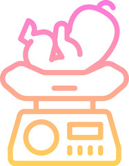 Baby weight icon