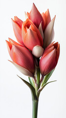 Fototapeta premium Flower isolated on white background.