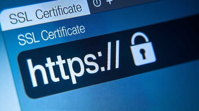 SSL secure connection, SSL encryption, HTTPS security, browser lock icon, SSL certificate, website security, data encryption, cybersecurity, online security, secure browsing, internet safety, digital 