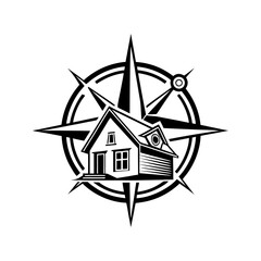 Skyline Keys Elegant Realty Logo Concept