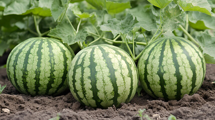 Watermelons in the Field