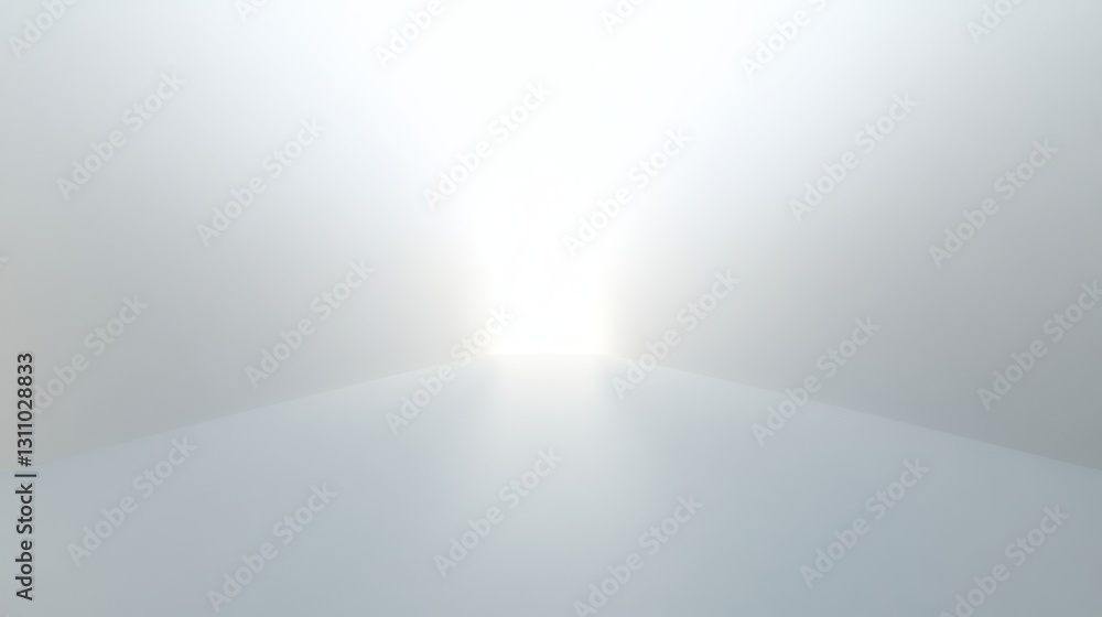Poster the path forward: a bright and inviting light emanates from an open doorway at the end of a simple, 