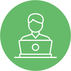 Freelance Laptop Icon