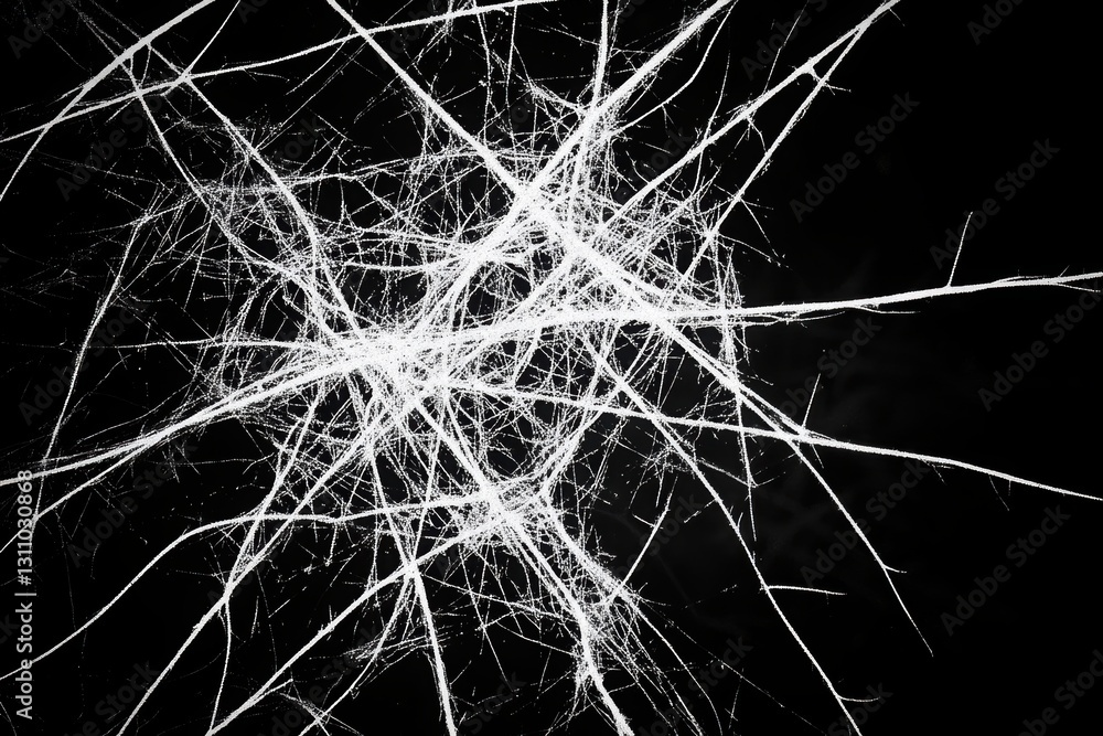 Poster abstract lines: dynamic abstract artwork featuring intersecting lines in stark contrast on a dark ba