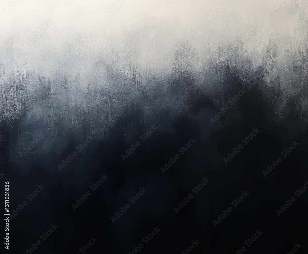 Poster abstract horizon: an artistic composition of layered gradients, blending from dark to light, evocati