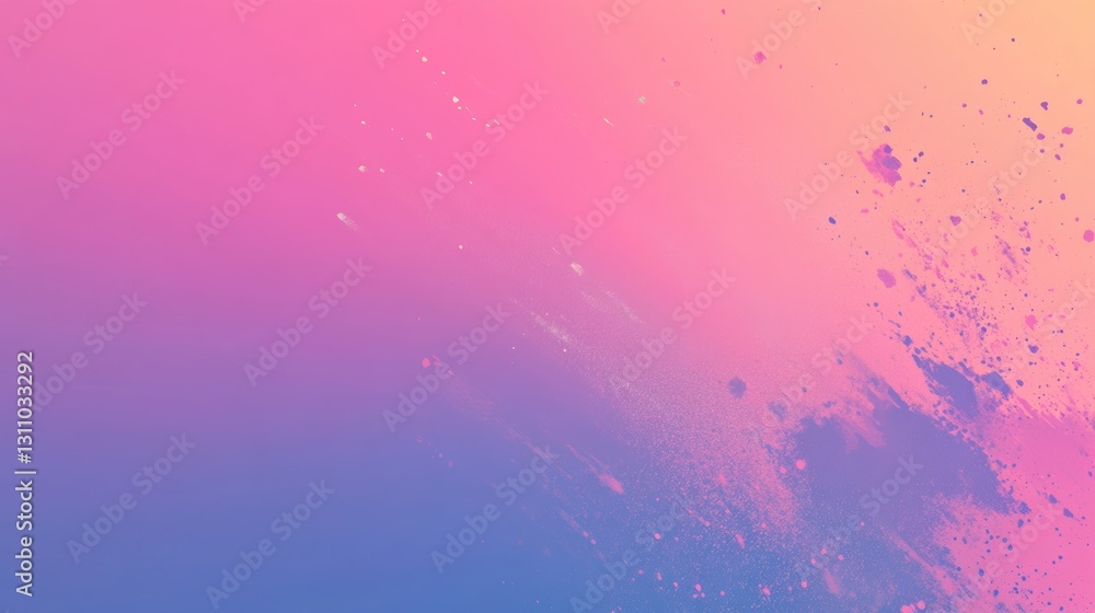 Aufkleber dreamy gradient abstract: a vibrant blend of colors smoothly transitions to create an ethereal backd