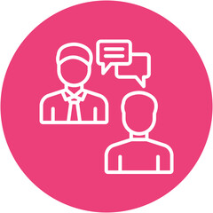 Obraz premium Consulting Icon