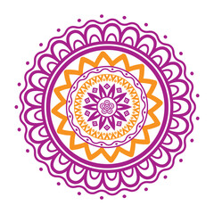 vector illustration of an abstract mandala