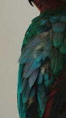 Obraz premium Green cheek conure perched on branch showcasing vibrant green feathers