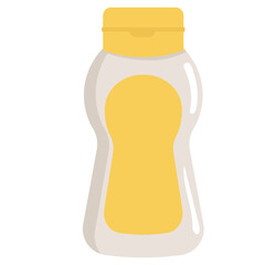 Illustration of squeeze bottle container of Ingredients