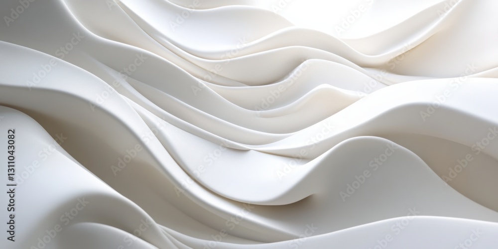 Poster abstract flowing waves: a captivating abstract design showcasing smooth, flowing waves in various sh