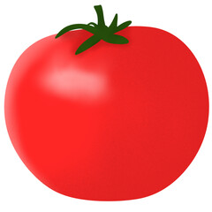 tomato isolated on white
