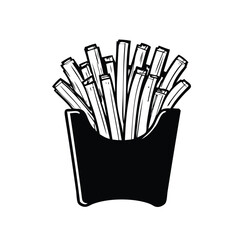 French fries Illustration