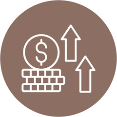 Economic Inflation Icon