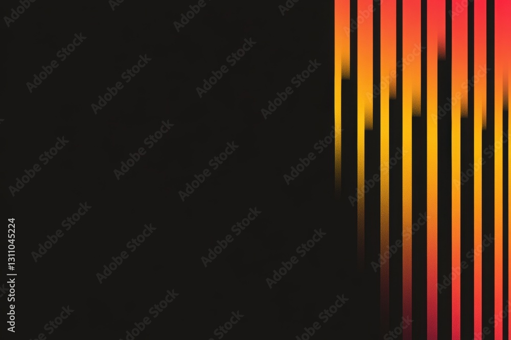 Poster dynamic abstract: a vibrant and energetic abstract background featuring vertical lines in a spectrum