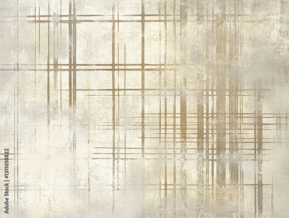 Poster abstract grid texture: an artistic display of overlapping lines creating a grid pattern, offering a 
