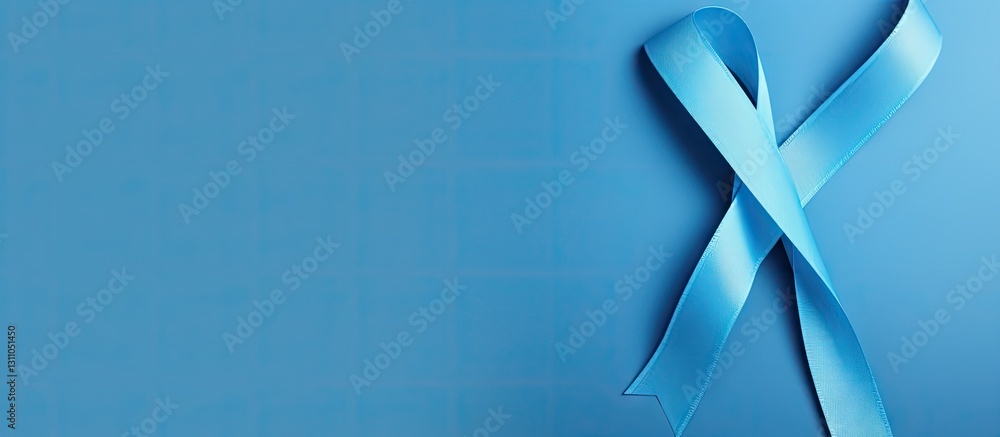 Aufkleber blue background with a soft gradient featuring a prominent light blue ribbon on the right side, prov