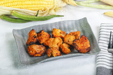 Indian cuisine - Fish Tikka barbecue