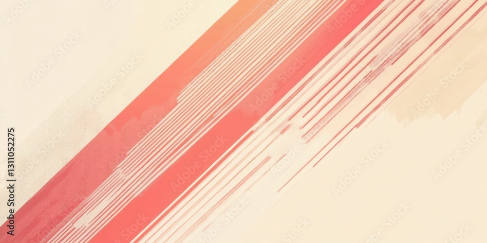 Poster abstract lines composition: a modern abstract composition featuring dynamic diagonal lines in shades