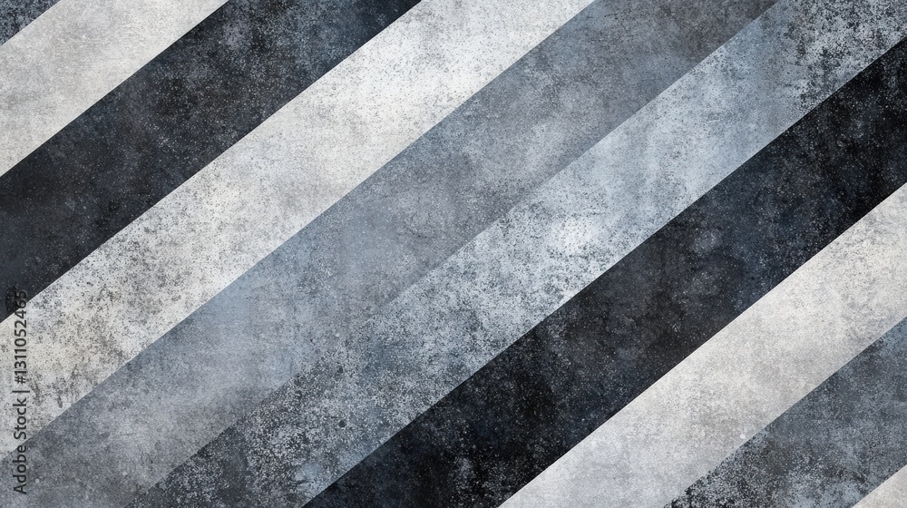 Poster geometric grit: a striking abstract composition features a series of diagonal stripes in varying sha