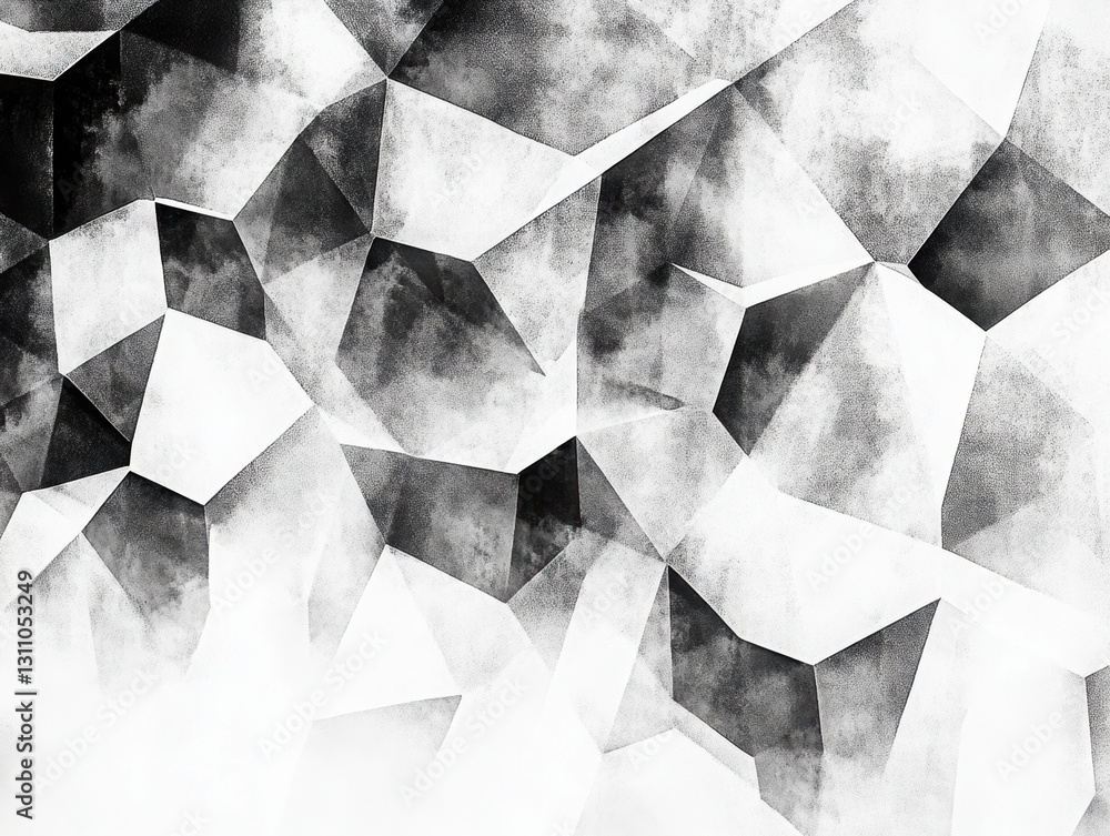 Poster abstract geometric pattern: an intriguing artistic composition featuring a textured geometric design
