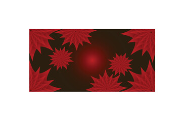 abstract background with red ribbon