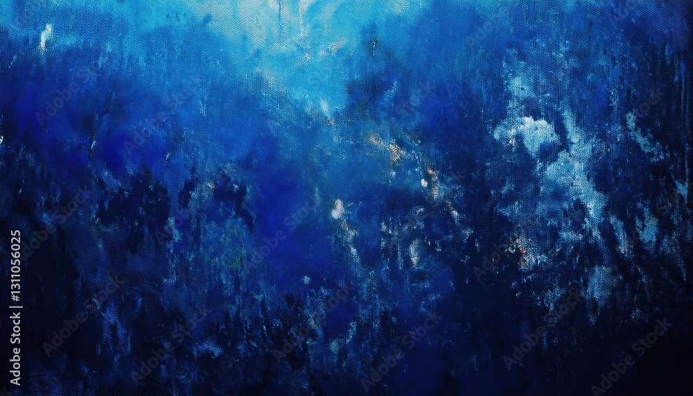 Poster deep blue abstract texture with brushstroke patterns, perfect for ocean inspired design, modern back