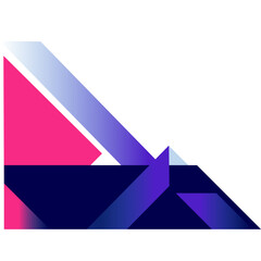 Gradient Geometric Business Corne
