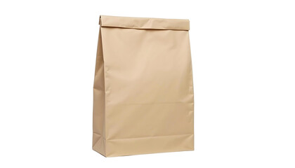 paper bag isolated on white