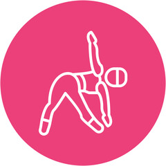 Obraz premium Fitness Class Icon