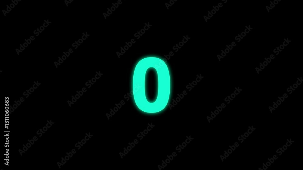 Poster stopwatch countdown timer animation . timer from 6 to 0 seconds.6 minutes countdown timer animation 
