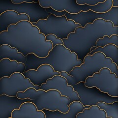 Dark Clouds Sky Pattern
