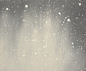 Obraz premium Snowfall abstract art: A serene abstract artwork showcasing a gentle snowfall. The image captures the delicate dance of snowflakes in the air, evoking a sense of calm and winter's beauty.