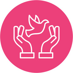 Obraz premium Birds Rights Icon