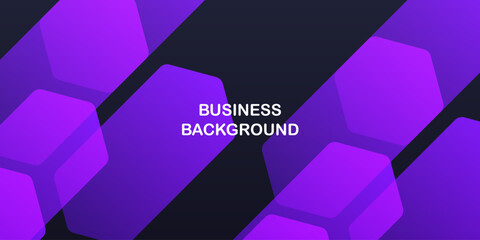 purple abstract shape with colorful gradient background	
