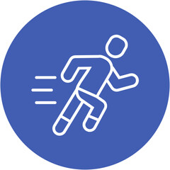 Athlete in Action Icon