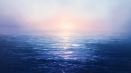 Obraz premium Subtle gradient from soft blue to lavender, dreamy and calm 