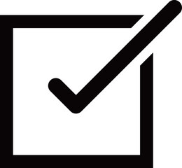 check box square black color