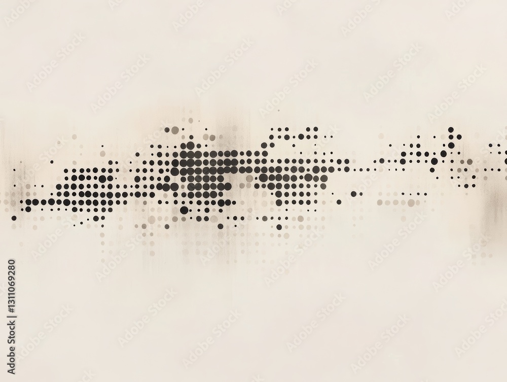 Poster abstract pixel pattern: a minimalist design featuring a subtle, yet impactful, black pixel pattern a