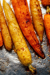 roasting carrots on foil
