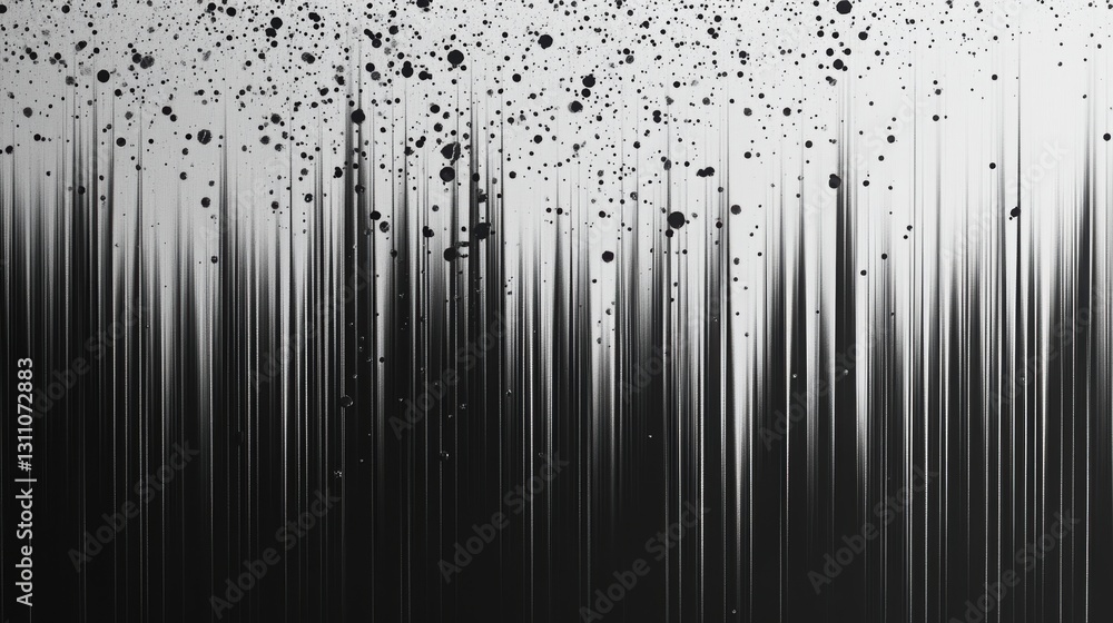 Aufkleber abstract rain effect: captures the dynamic of falling rain, offering a modern and versatile backgrou