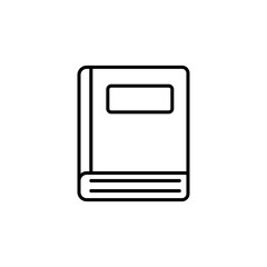 Book line icon