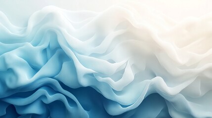 Obraz premium Gradient from pastel blue to soft white, refreshing and light 