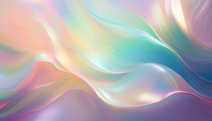 Fototapeta premium A soft gradient of pearlescent, milky colors with a subtle iridescence, reminiscent of the delicate glow of opal. Elegant and dreamy, perfect for serene, sophisticated designs. 