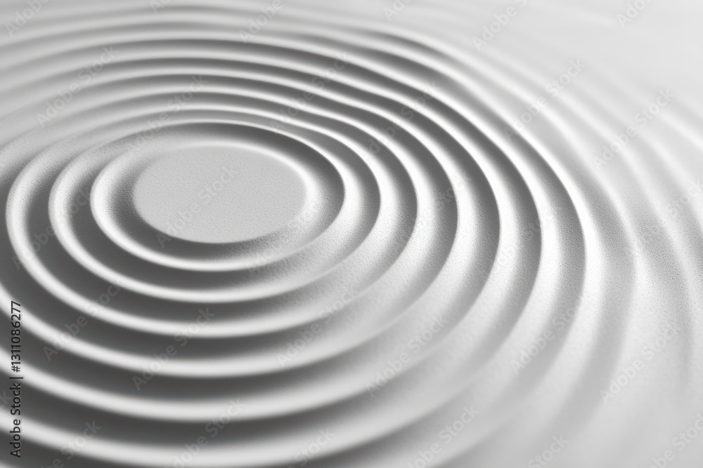 Poster abstract ripple effect: an artistic rendering of concentric circles, creating a dynamic ripple effec