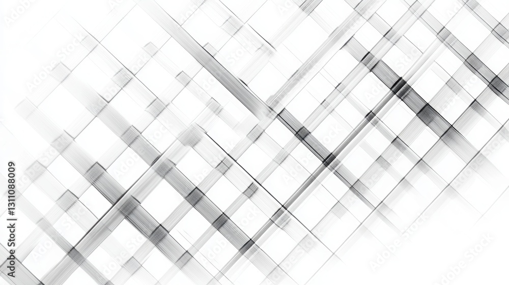 Poster geometric grid pattern: an abstract visual exploration of overlapping lines creates a dynamic and mo