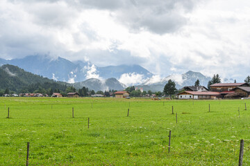 Scenic Landscape of Hohenschwangau, Germany