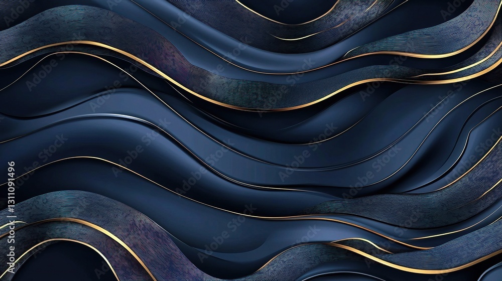Poster modern abstract vector background with flowing patterns and lines