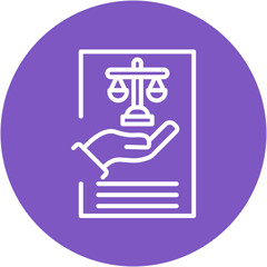 Legal Support Icon